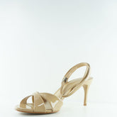 SANDÁLIA CRUZADA SALTO BICO FINO NUDE S 20884 0057 0004 SCHUTZ - Vintedoisk